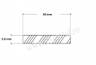 Platbanda aluminiu 30x3.0 mm 1